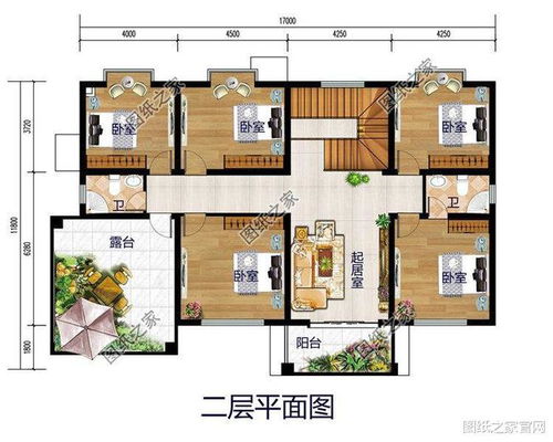 楼房3开间设计效果图 三开间楼阁 