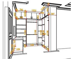 衣柜设计效果图尺寸图片 衣柜设计效果图，尺寸与图片的完美结合 