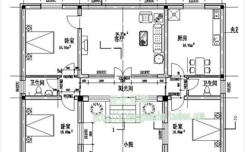 农村平房鱼池设计效果图