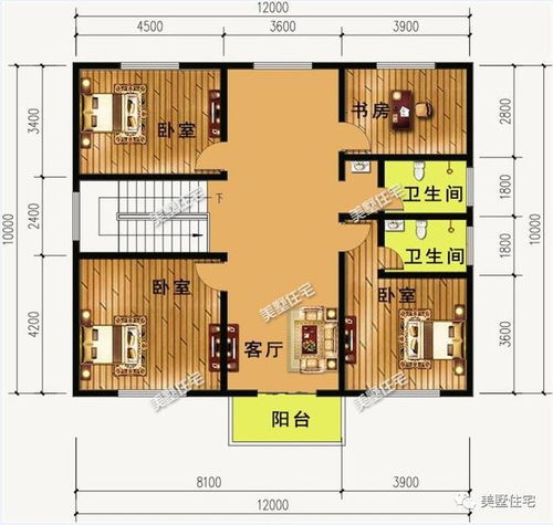 面宽5.8米复式设计方案