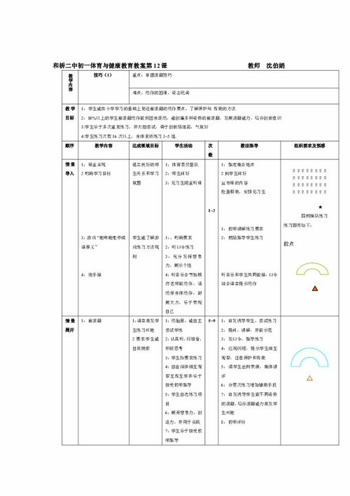 初一体育作业设计方案