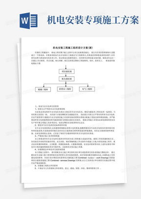 施工组织设计方案精简提纲，施工组织设计方案精简提纲，快速响应、高效实施